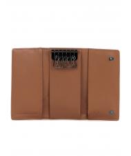 MANDARINA DUCK MELLOW Estuche de cuero para llaves bronceado indio - Llaveros - 2