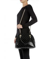 POLLINI Embossed Heritage Vernice Dome bolso de mano, con bandolera desnudo - Bolsos Mujer - 6