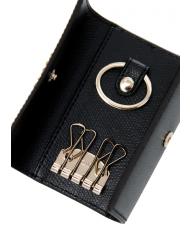 FURLA CAMELIA Estuche de cuero para llaves negro - Carteras Mujer - 2