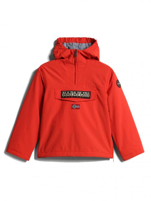 KIDS RAINFOREST WINTER Chaqueta anorak amapolas rojas - Chaquetas de beb&eacute;