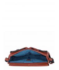 PIQUADRO HARPER Maletín para portátil de 15,6", en piel CUERO - Maletines de Trabajo - 4