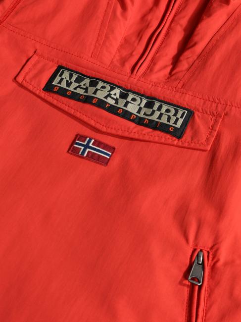 KIDS RAINFIOREST 2 POCKET Chaqueta con capucha (4-16 años) amapolas rojas - Chaquetas de bebé