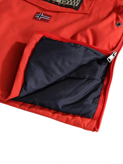 KIDS RAINFIOREST 2 POCKET Chaqueta con capucha (4-16 años) amapolas rojas - Chaquetas de bebé