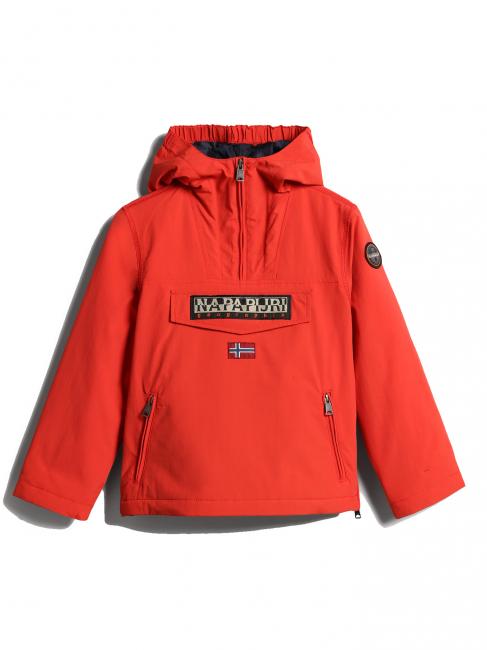 KIDS RAINFIOREST 2 POCKET Chaqueta con capucha (4-16 años) amapolas rojas - Chaquetas de bebé