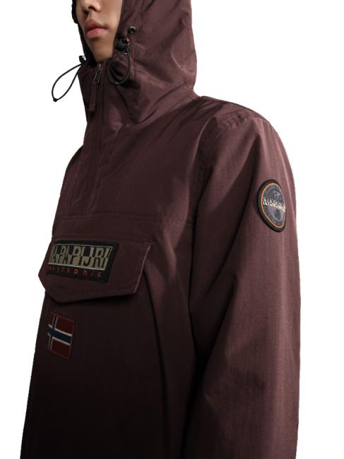 RAINFOREST WINTER 3 Chaqueta impermeable con capucha dulce de borgo&ntilde;a - Chaquetas de hombre