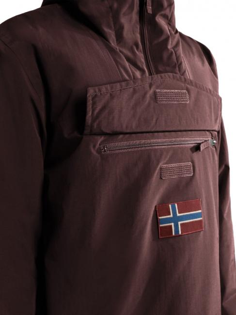 RAINFOREST WINTER 3 Chaqueta impermeable con capucha dulce de borgo&ntilde;a - Chaquetas de hombre
