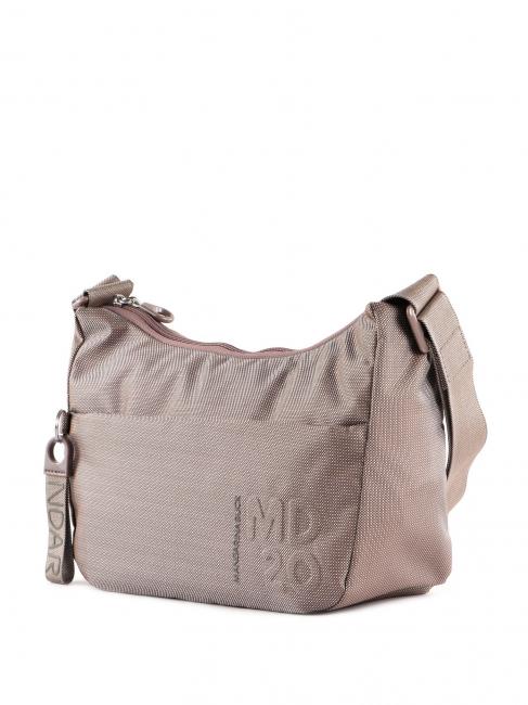 MD20 bolso de hombro hobo gris pardo - Bolsos Mujer