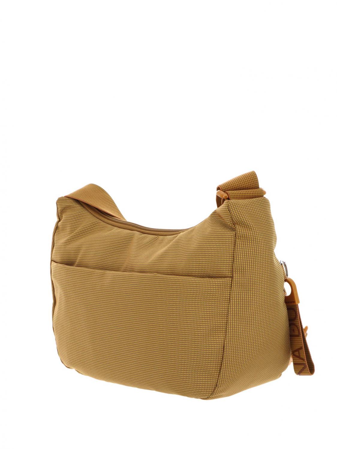 Mandarina Duck Md20 Lux Bolso De Hombro Tipo Hobo Mantequilla De Lujo