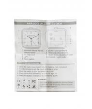 SPALDING LIGHTED SQUARE Despierta Blanco - Relojes y Despertadores - 5