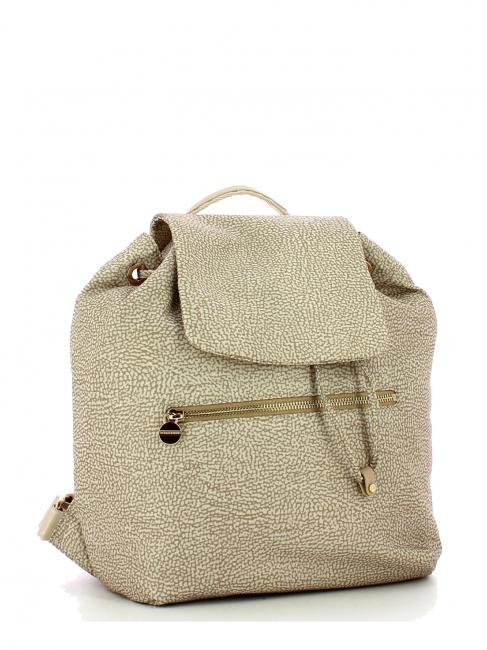 MEDIUM ECO LINE Mochila mediana de tela arena - Bolsos Mujer