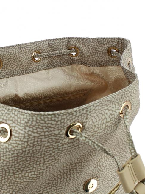 MEDIUM ECO LINE Mochila mediana de tela arena - Bolsos Mujer