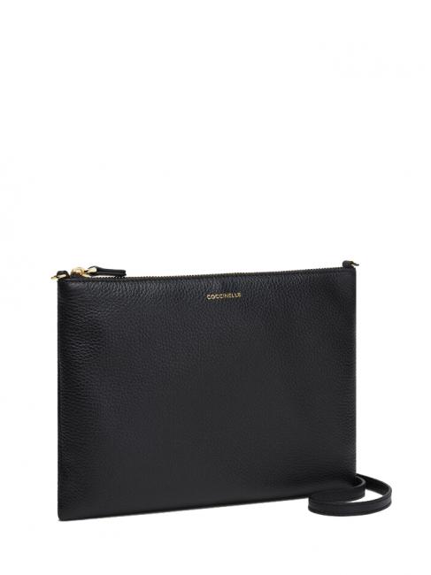 BEST CROSSBODY Minibolso de piel negro - Bolsos Mujer