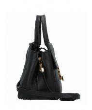 COCCINELLE ARLETTIS Bolso de mano de piel martillada negro - Bolsos Mujer - 3