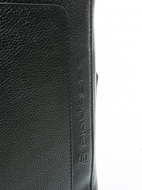 X1 Mochila de piel, soporte para pc de 15,6" negro - Mochilas para portátil