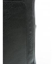 PIQUADRO X1 Mochila de piel, soporte para pc de 15,6" negro - Mochilas para portátil - 3