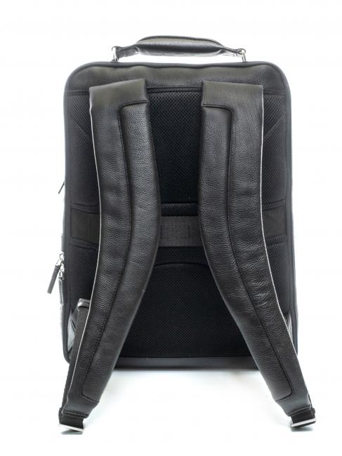 X1 Mochila de piel, soporte para pc de 15,6" negro - Mochilas para portátil