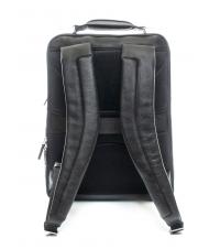 PIQUADRO X1 Mochila de piel, soporte para pc de 15,6" negro - Mochilas para portátil - 4