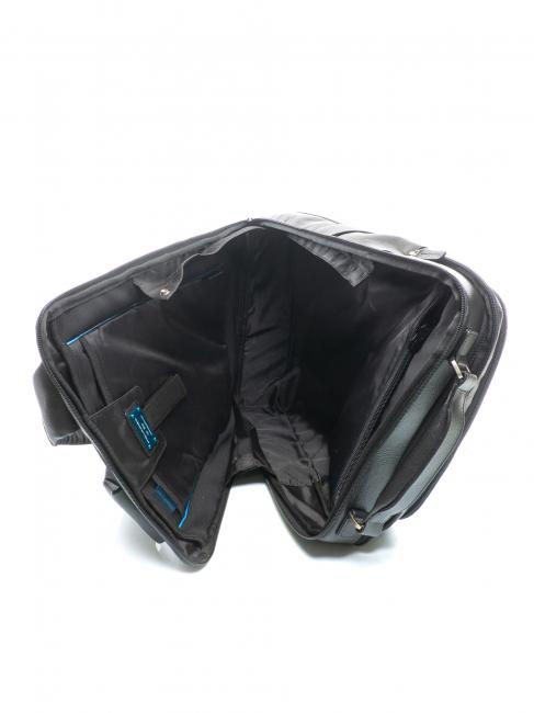 X1 Mochila de piel, soporte para pc de 15,6" negro - Mochilas para portátil