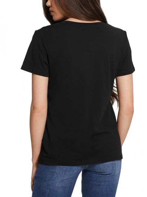 LOGO TIGER EASY camiseta con tachuelas jetbla - camiseta