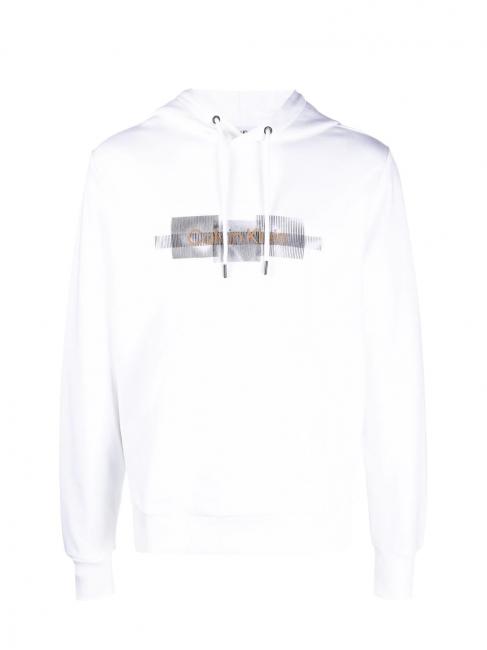 BOX STRIPED LOGO Sudadera Blanco brillante - Sudaderas