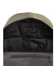 TRUSSARDI SPEEDY LETTERING Mochila de nailon, soporte para PC de 15,6" verde oliva / hueso - Mochilas para port&aacute;til - 6