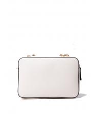 TWINSET QUILTED FRAME Bolso de tela matelass&eacute; nieve - Bolsos Mujer - 3