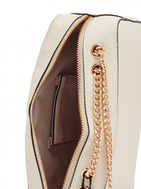 QUILTED FRAME Bolso de tela matelass&eacute; nieve - Bolsos Mujer
