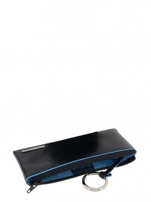 Llavero PLAZA AZUL, en cuero azul - Llaveros