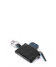 PIQUADRO BLUE SQUARE Llavero con Connequ negro - Llaveros - 2