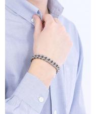 GUESS HYPE CURB CHAIN Pulsera plata antigua - Pulseras de hombre - 2