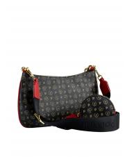 POLLINI HERITAGE Bolso de hombro con asa de cadena laca negra - Bolsos Mujer - 3