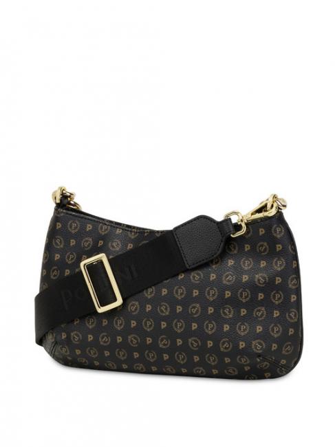 HERITAGE Bolso de hombro con asa de cadena negro - Bolsos Mujer