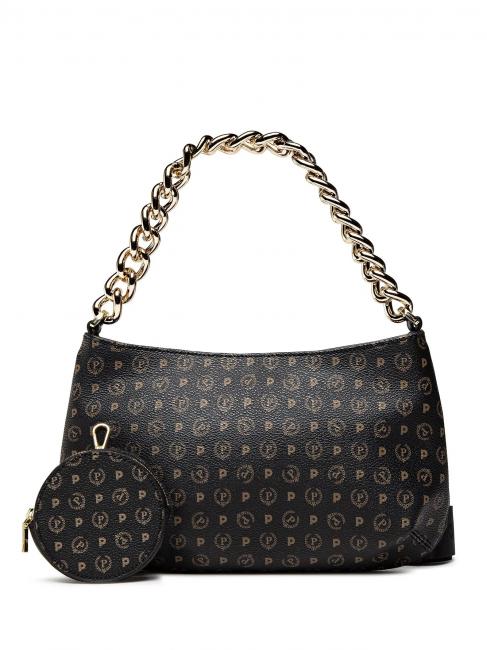 HERITAGE Bolso de hombro con asa de cadena negro - Bolsos Mujer