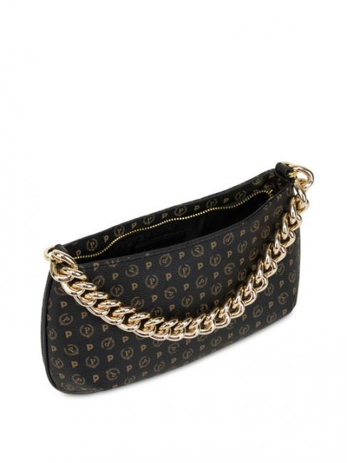 HERITAGE Bolso de hombro con asa de cadena negro - Bolsos Mujer