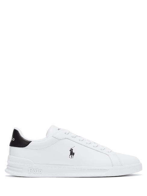HERITAGE COURT II NAPPA Zapatillas de piel para hombre blanco negro - Zapatos Hombre