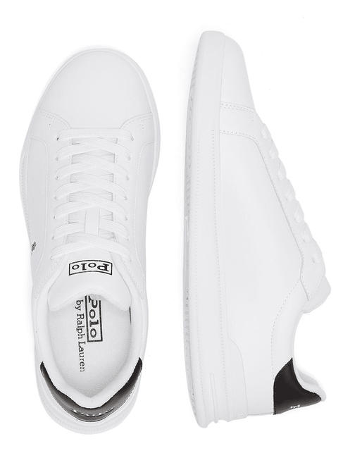 HERITAGE COURT II NAPPA Zapatillas de piel para hombre blanco negro - Zapatos Hombre