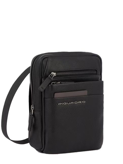 PAAVO Bolso para iPad Mini, en piel negro - Bandoleras Hombre