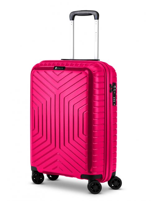 HEXA Set de 3 carros: cabina + mediano + grande fucsia - Set Trolley