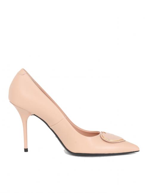 Scarpa d&eacute;collet&eacute; alta in nappa  desnudo - Zapatos Mujer