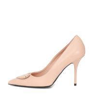 LOVE MOSCHINO Scarpa d&eacute;collet&eacute; alta in nappa  desnudo - Zapatos Mujer - 4