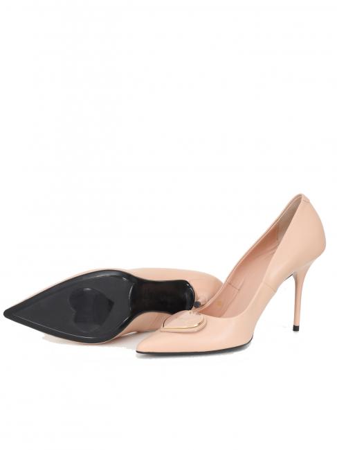 Scarpa d&eacute;collet&eacute; alta in nappa  desnudo - Zapatos Mujer
