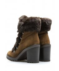 GUESS GALWAY 3 Botas altas bronceado - Zapatos Mujer - 4