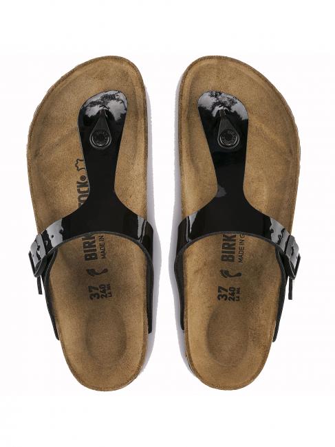 GIZEH Barniz Birko-Flor negro - Zapatos unisex