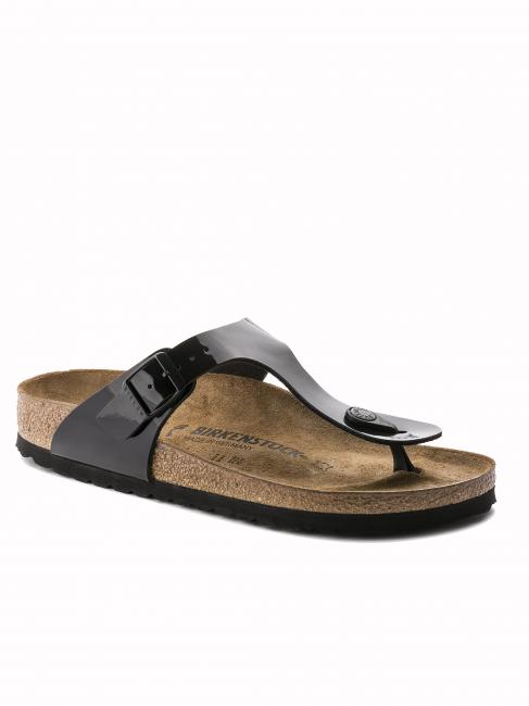 GIZEH Barniz Birko-Flor negro - Zapatos unisex