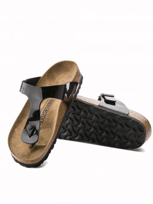 GIZEH Barniz Birko-Flor negro - Zapatos unisex