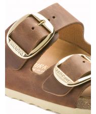 BIRKENSTOCK ARIZONA BIG BUCKLE Sandalia en piel engrasada coñac - Zapatos unisex - 6