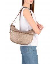 BORBONESE BORBONESO Bolso LUNA Hobo, Pequeño beiger yegua - Bolsos Mujer - 6