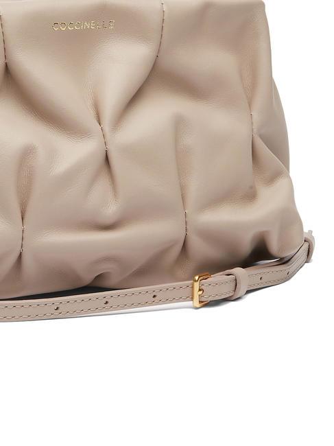 OPHELIE GOODIE Bolso bandolera de piel rosa polvo - Bolsos Mujer