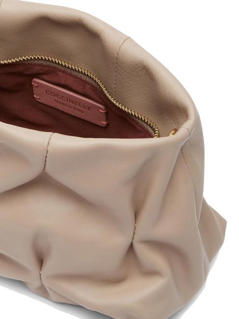 OPHELIE GOODIE Bolso bandolera de piel rosa polvo - Bolsos Mujer