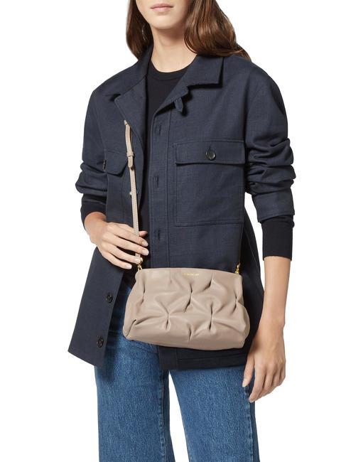 OPHELIE GOODIE Bolso bandolera de piel rosa polvo - Bolsos Mujer